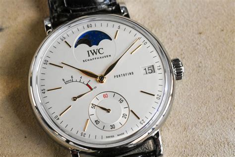 iwc portofino hand wound pure classic|orologio iwc portofino.